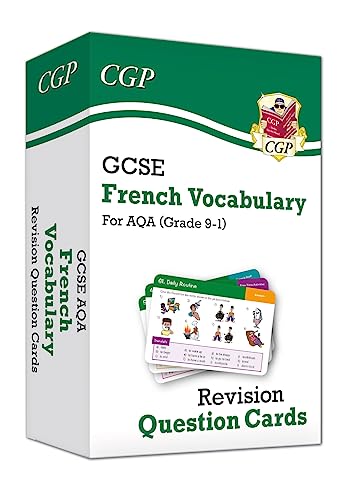 GCSE AQA French: Vocabulary Revision Question Cards (For exams in 2024 and 2025) (CGP AQA GCSE French)